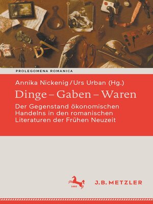 cover image of Dinge – Gaben – Waren